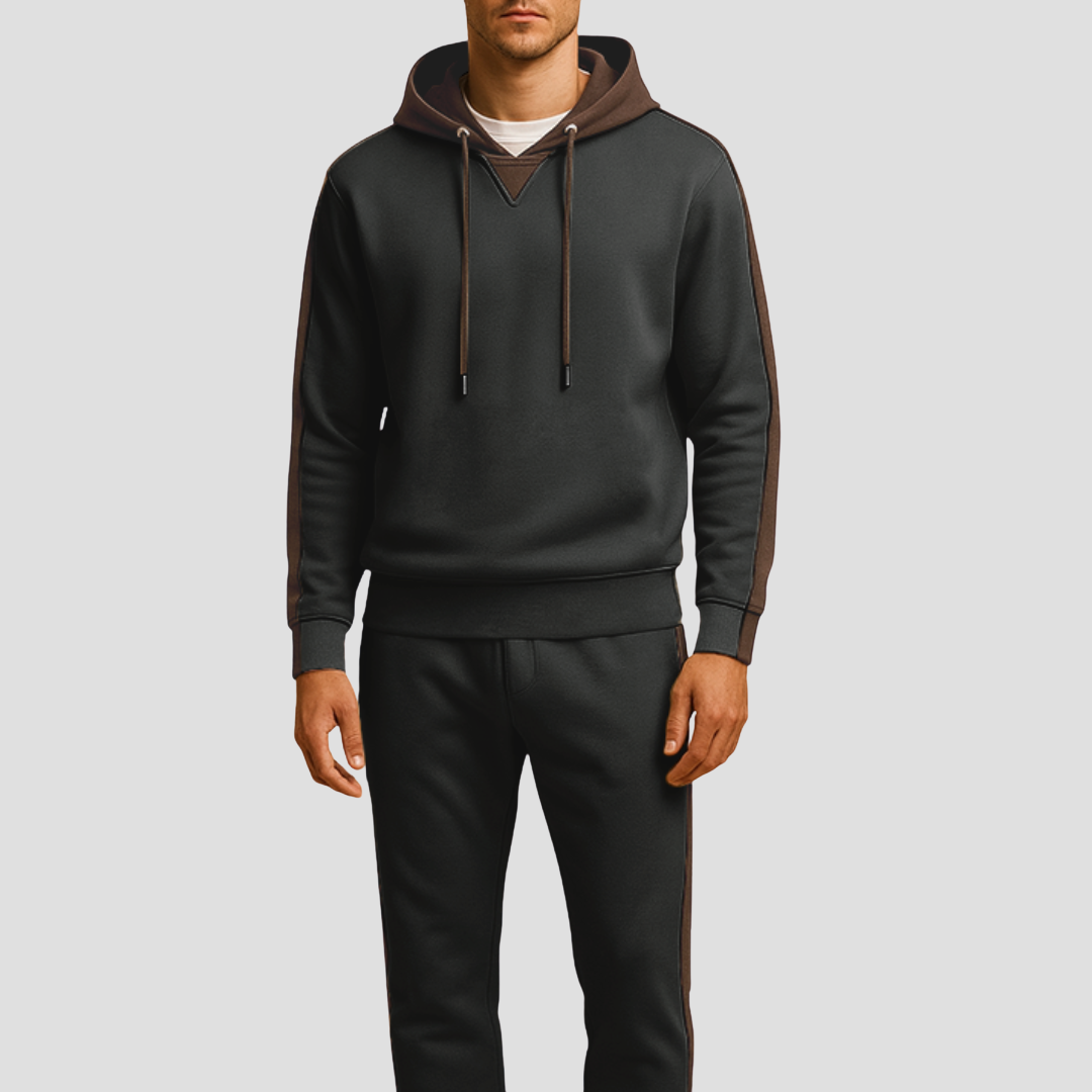 Ensemble survêtement en maille pour homme