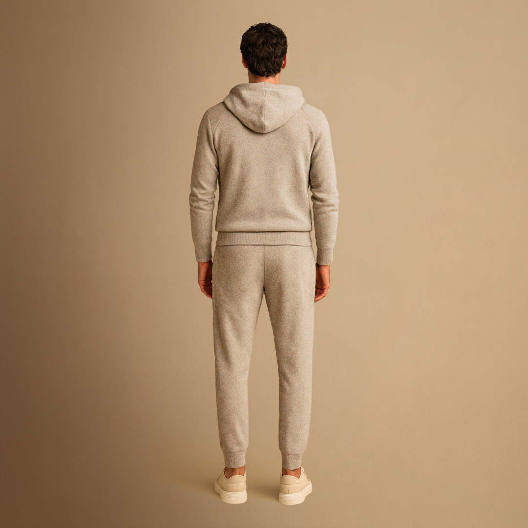 Ensemble survêtement zippé pour homme