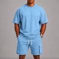 Ensemble t-shirt et short cargo homme