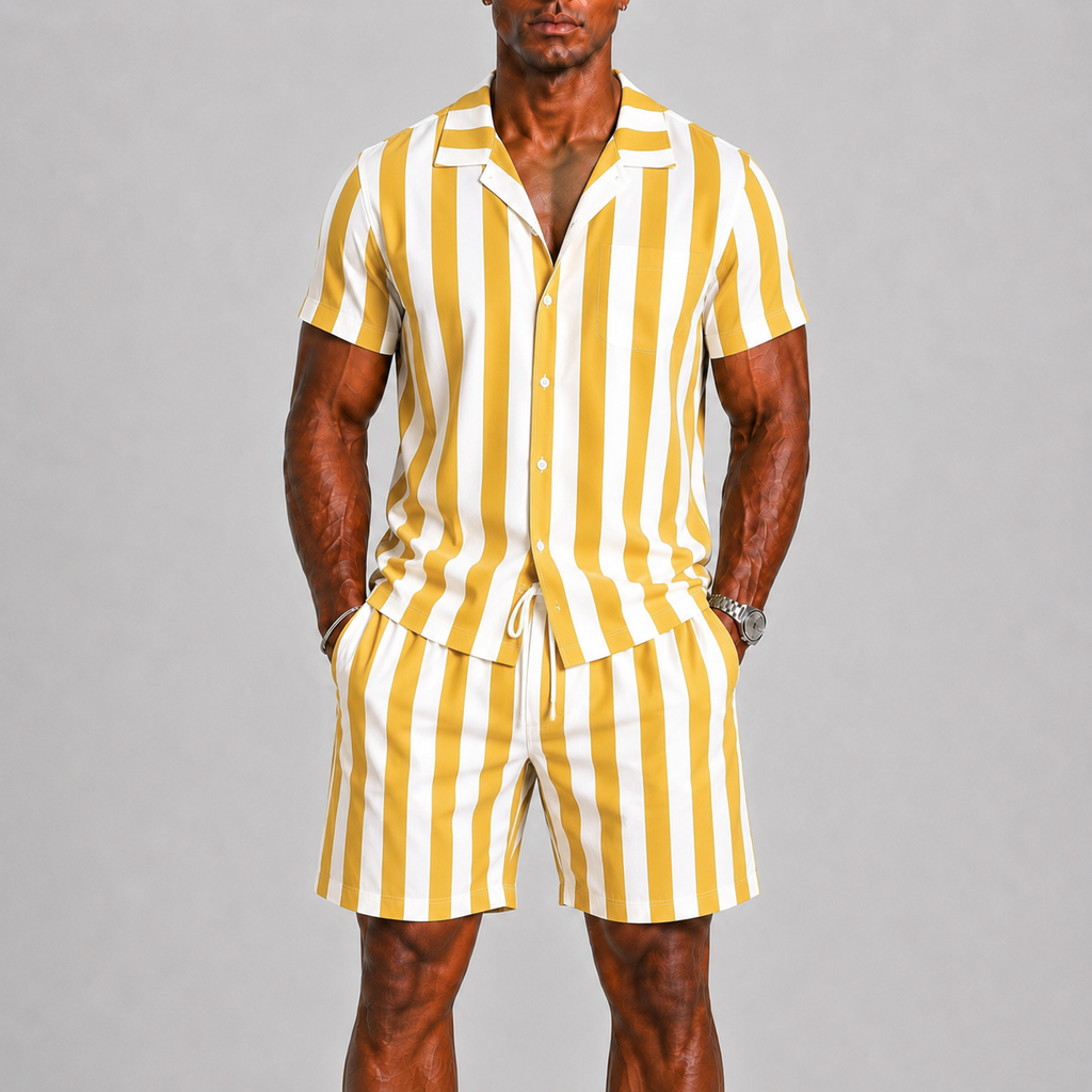 Ensemble t-shirt et short homme
