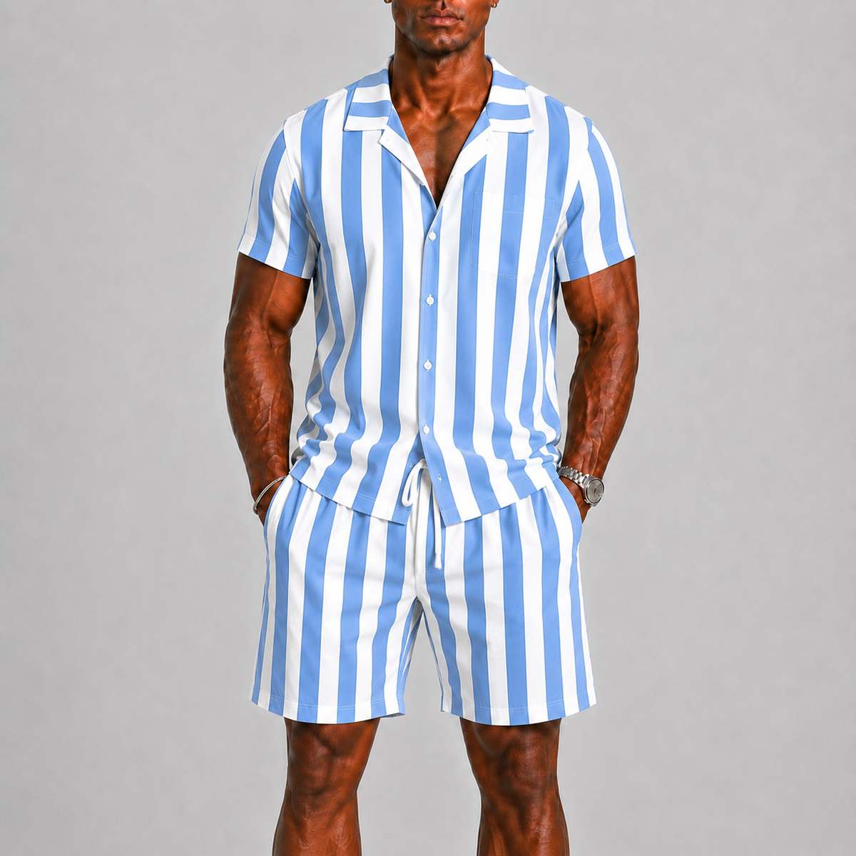 Ensemble t-shirt et short homme