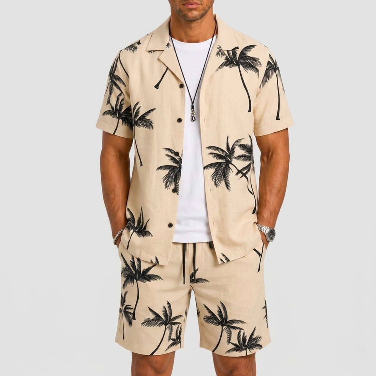 Ensemble tropical pour hommes