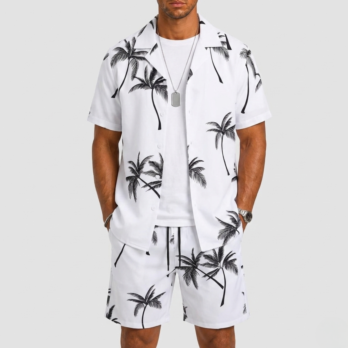 Ensemble tropical pour hommes