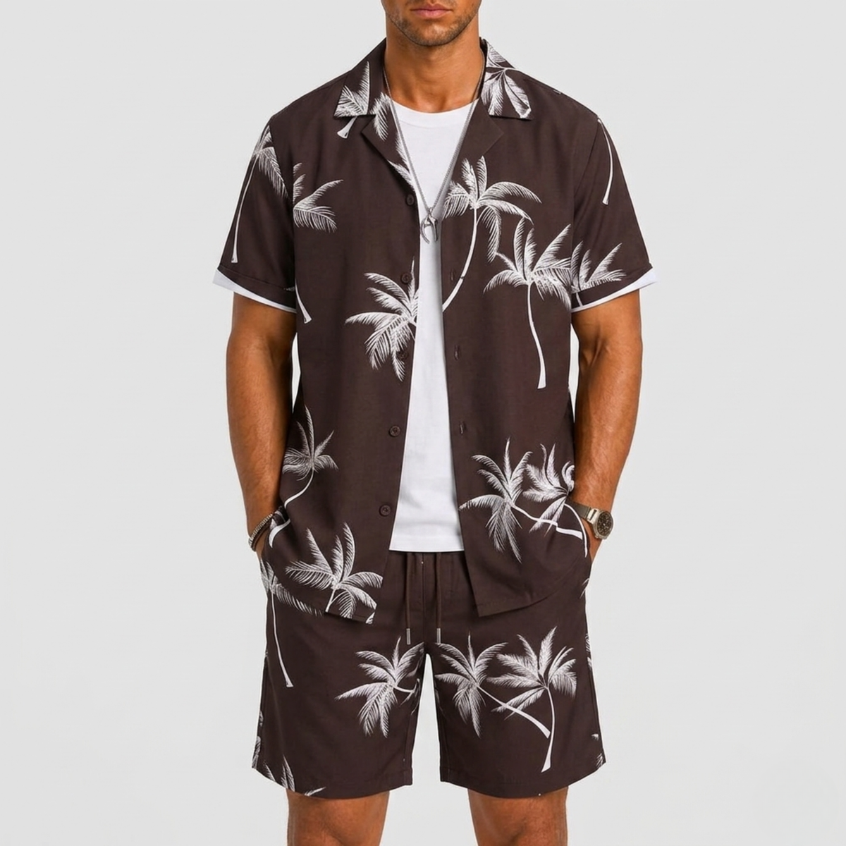 Ensemble tropical pour hommes
