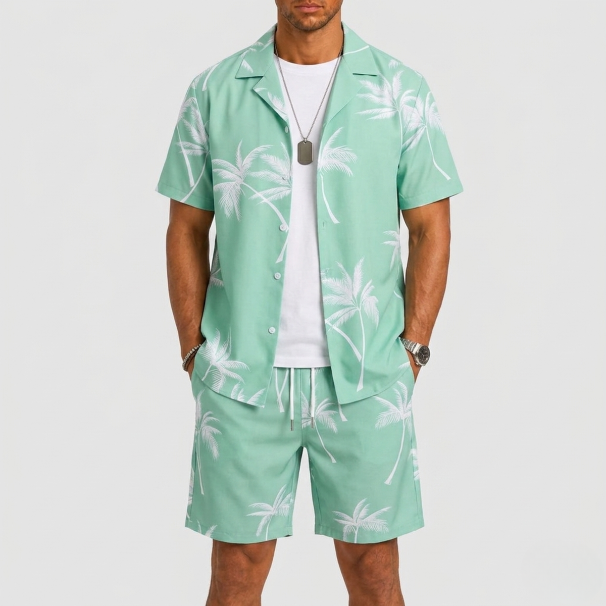 Ensemble tropical pour hommes
