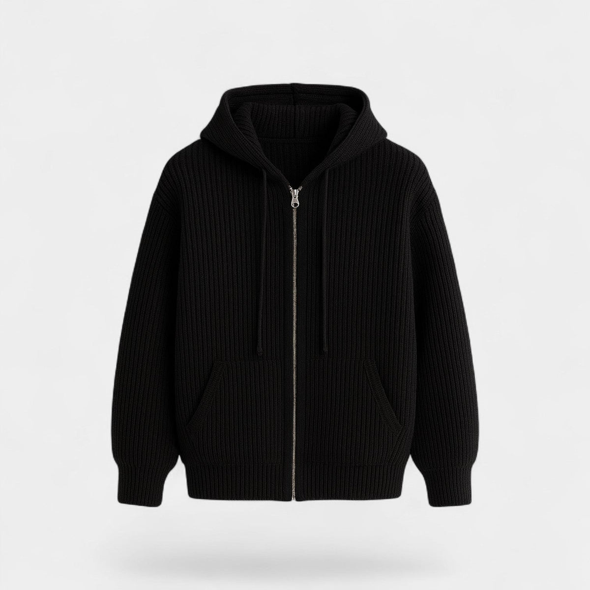 Gilet à capuche zippé homme