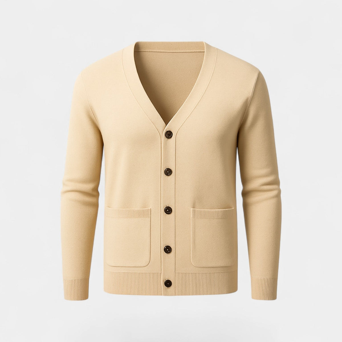 Gilet homme col v maille