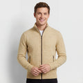 Gilet homme maille col montant