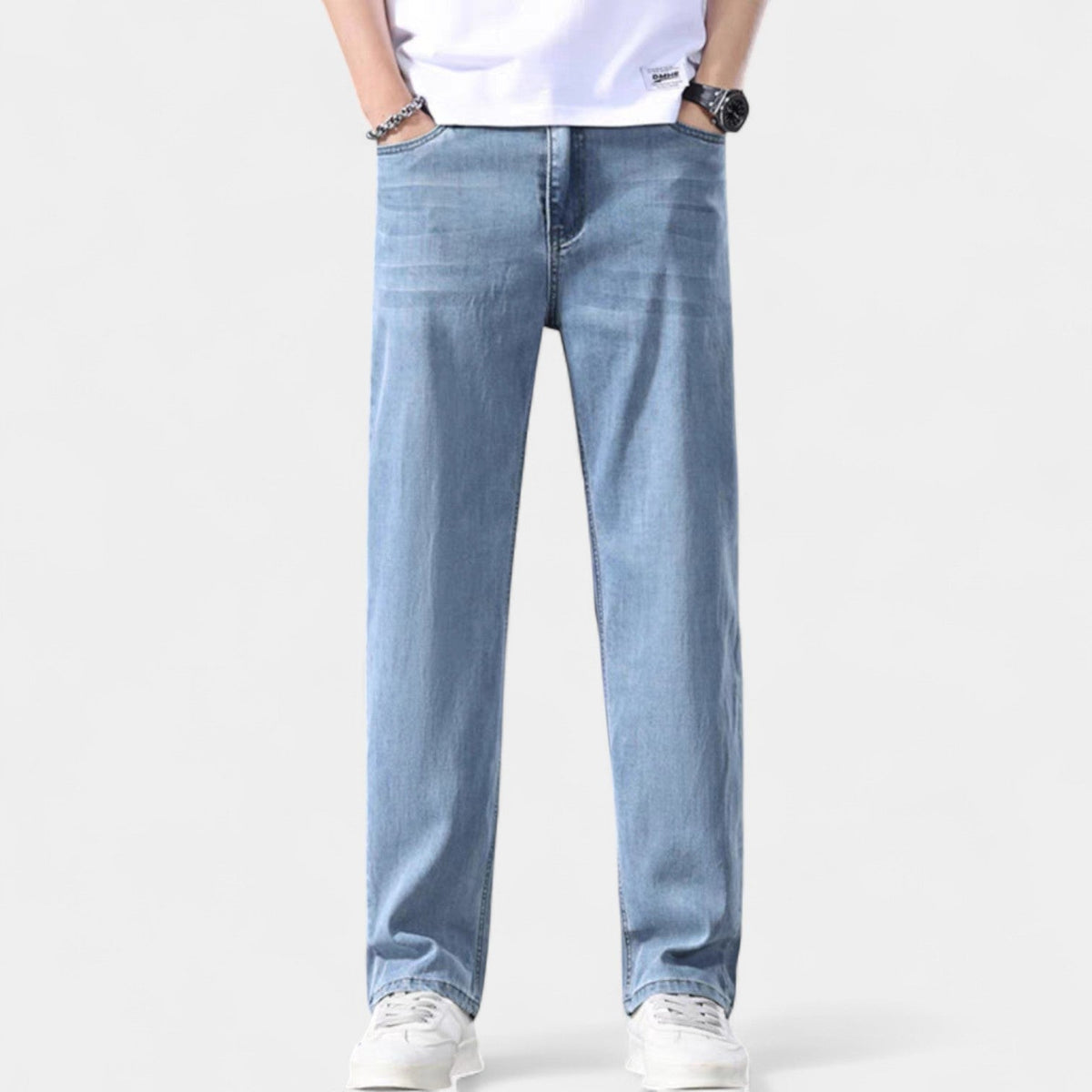 Jean homme coupe droite denim