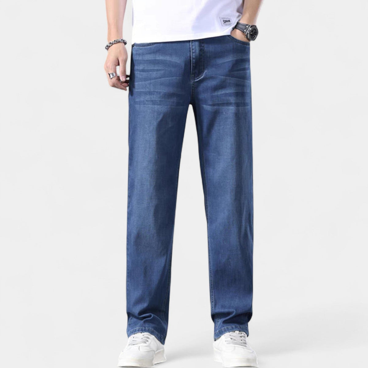 Jean homme coupe droite denim