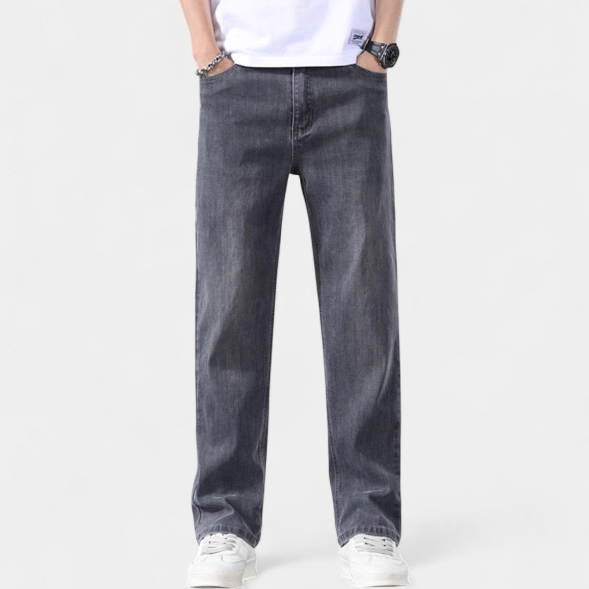 Jean homme coupe droite denim