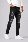 Jeans slim déchiré hommes