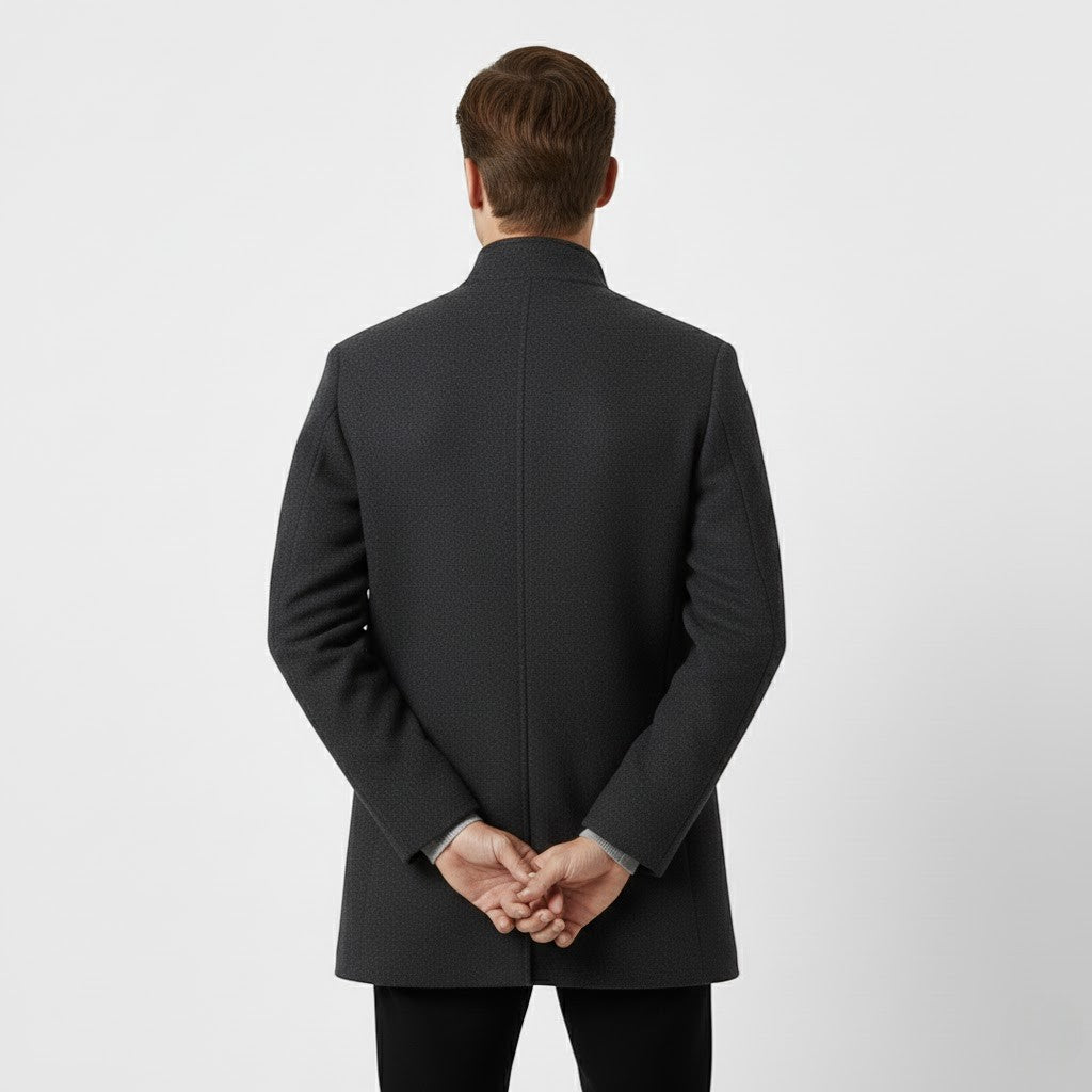 Manteau homme laine épaissie