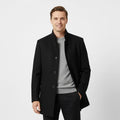 Manteau homme laine épaissie