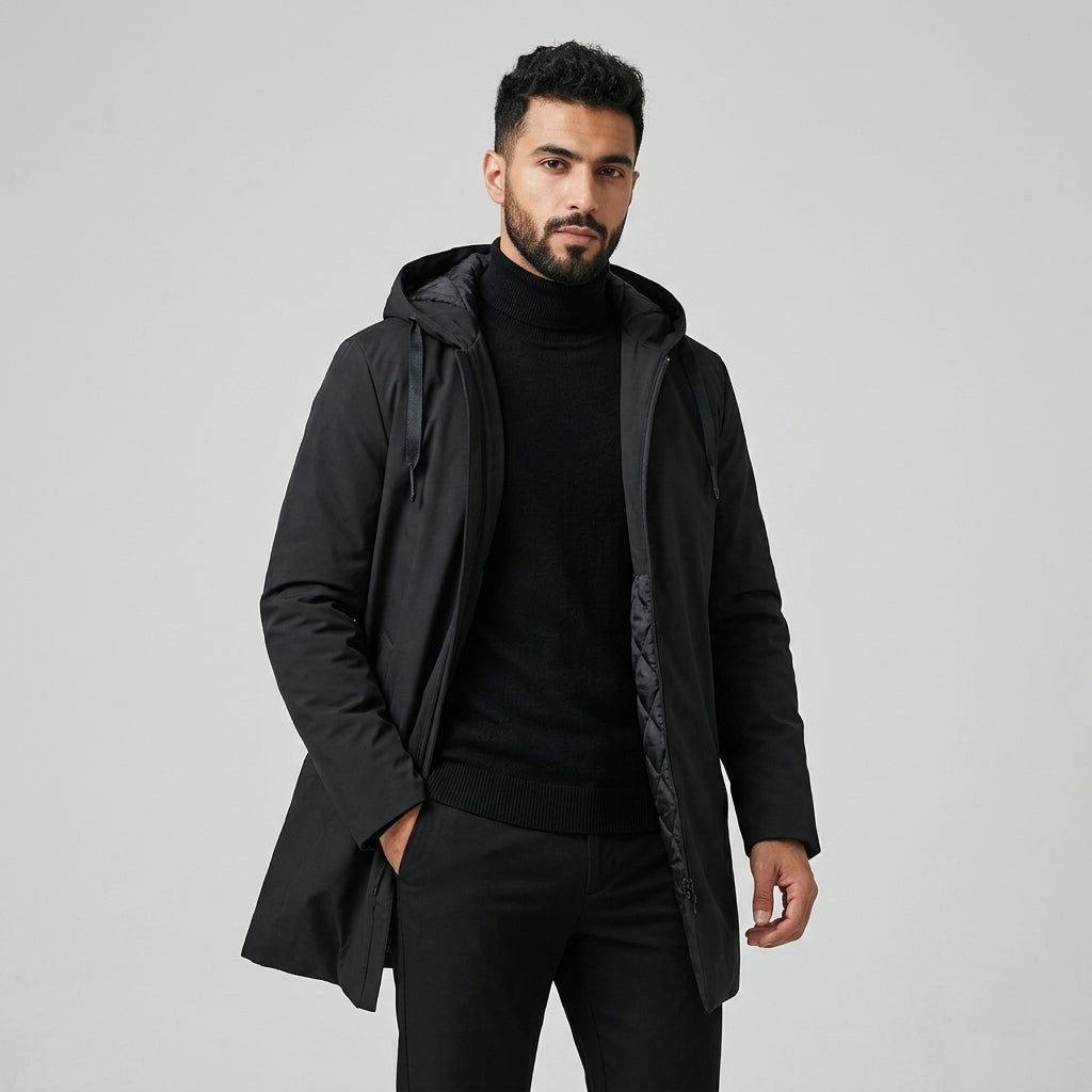 Manteau mi-long hommes