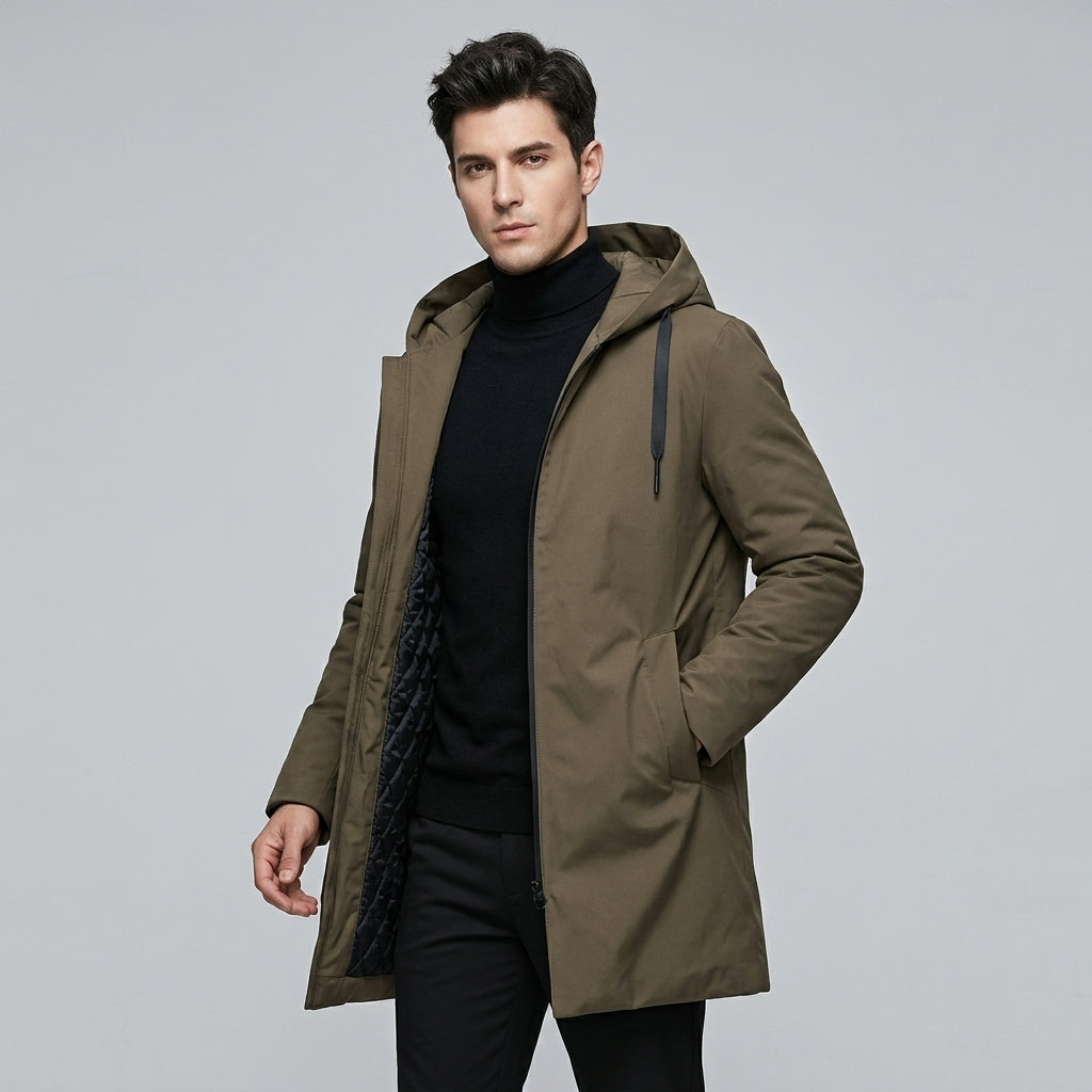 Manteau mi-long hommes