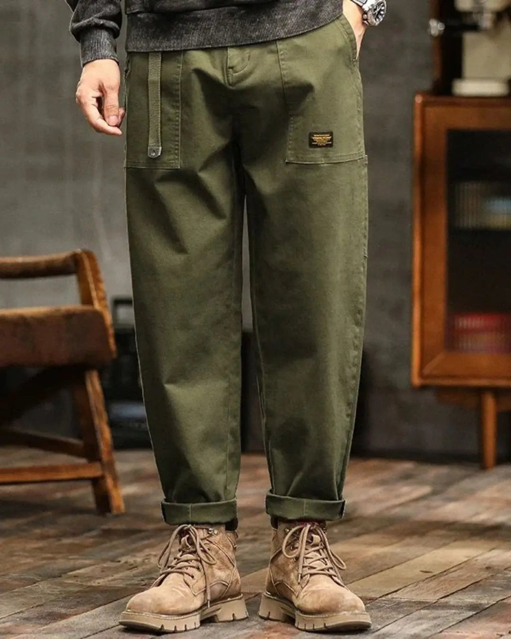 Pantalon cargo hommes