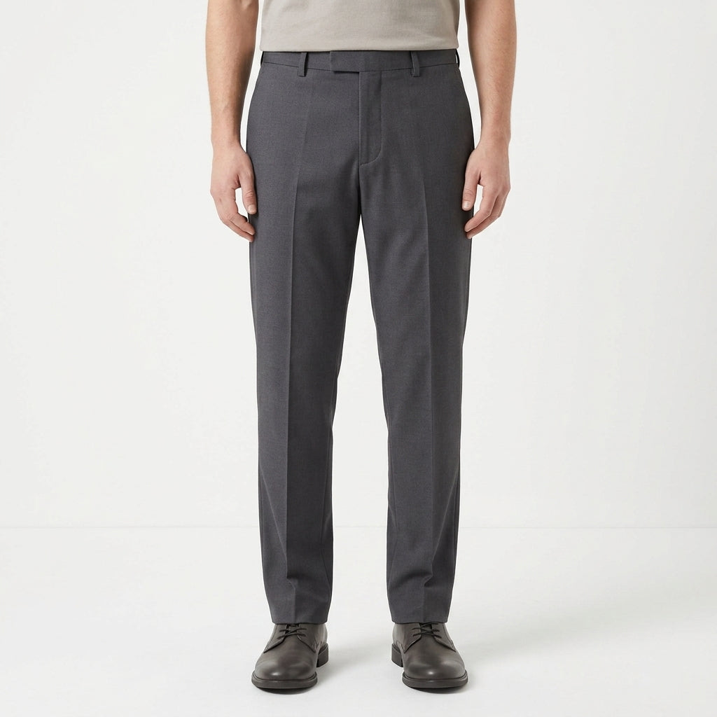 Pantalon élégant à fermeture allongée