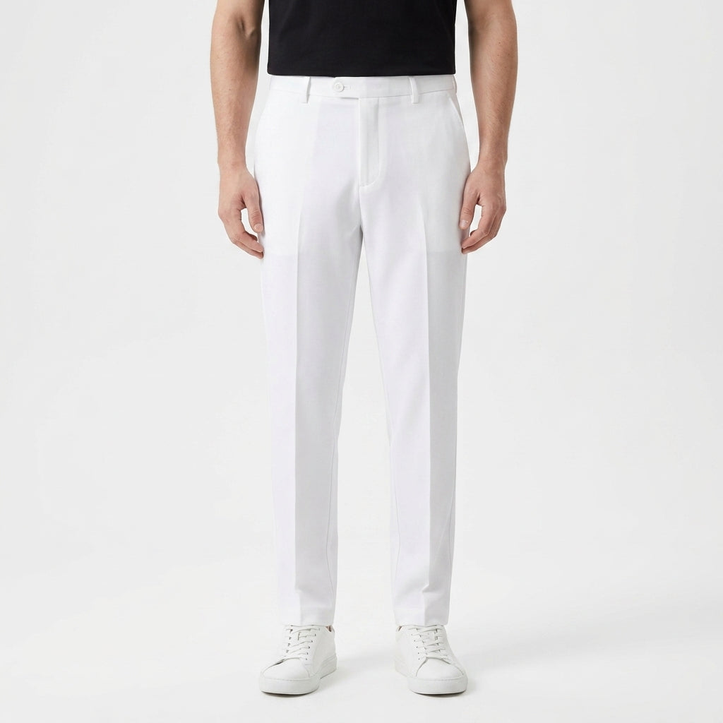 Pantalon élégant à fermeture allongée