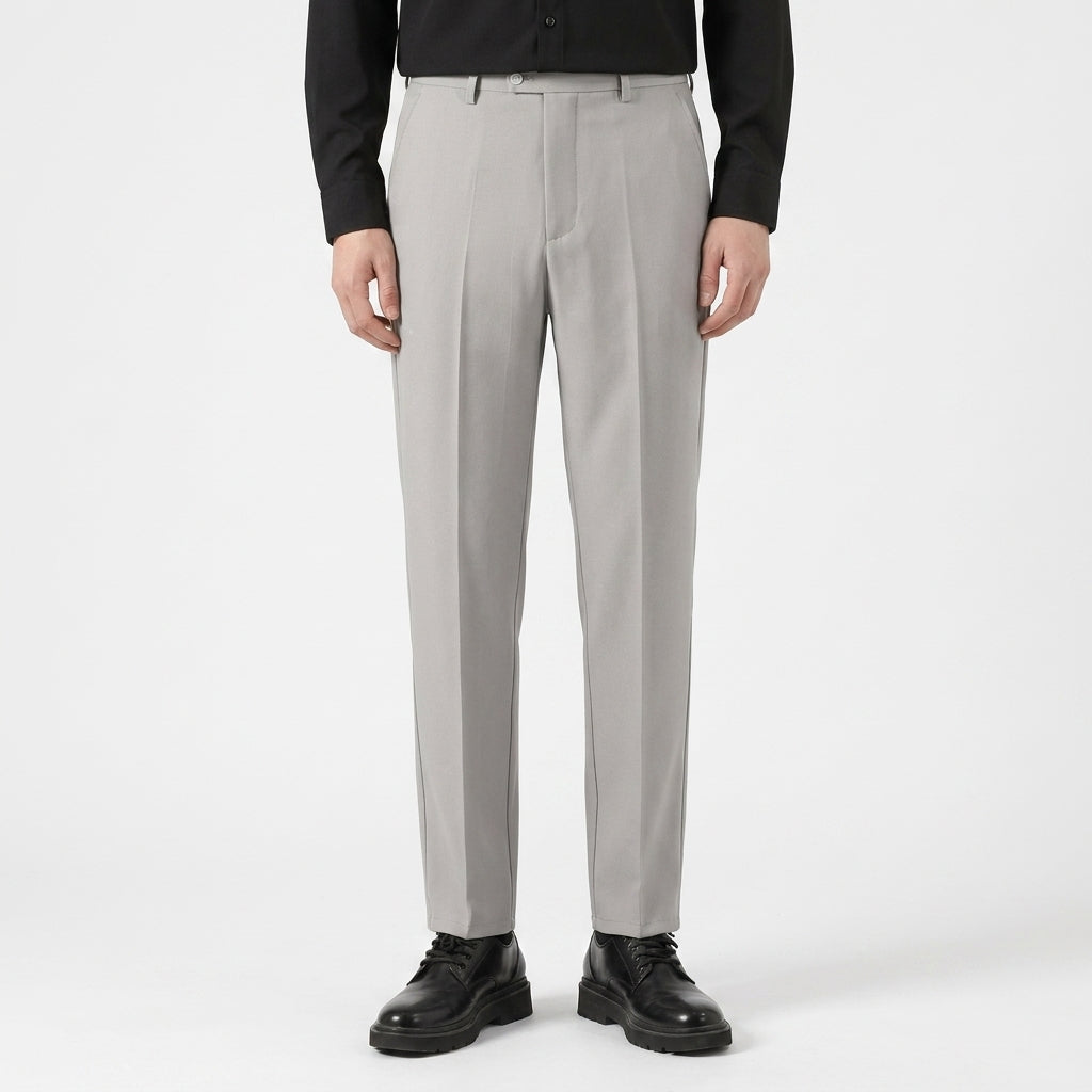 Pantalon élégant à fermeture allongée