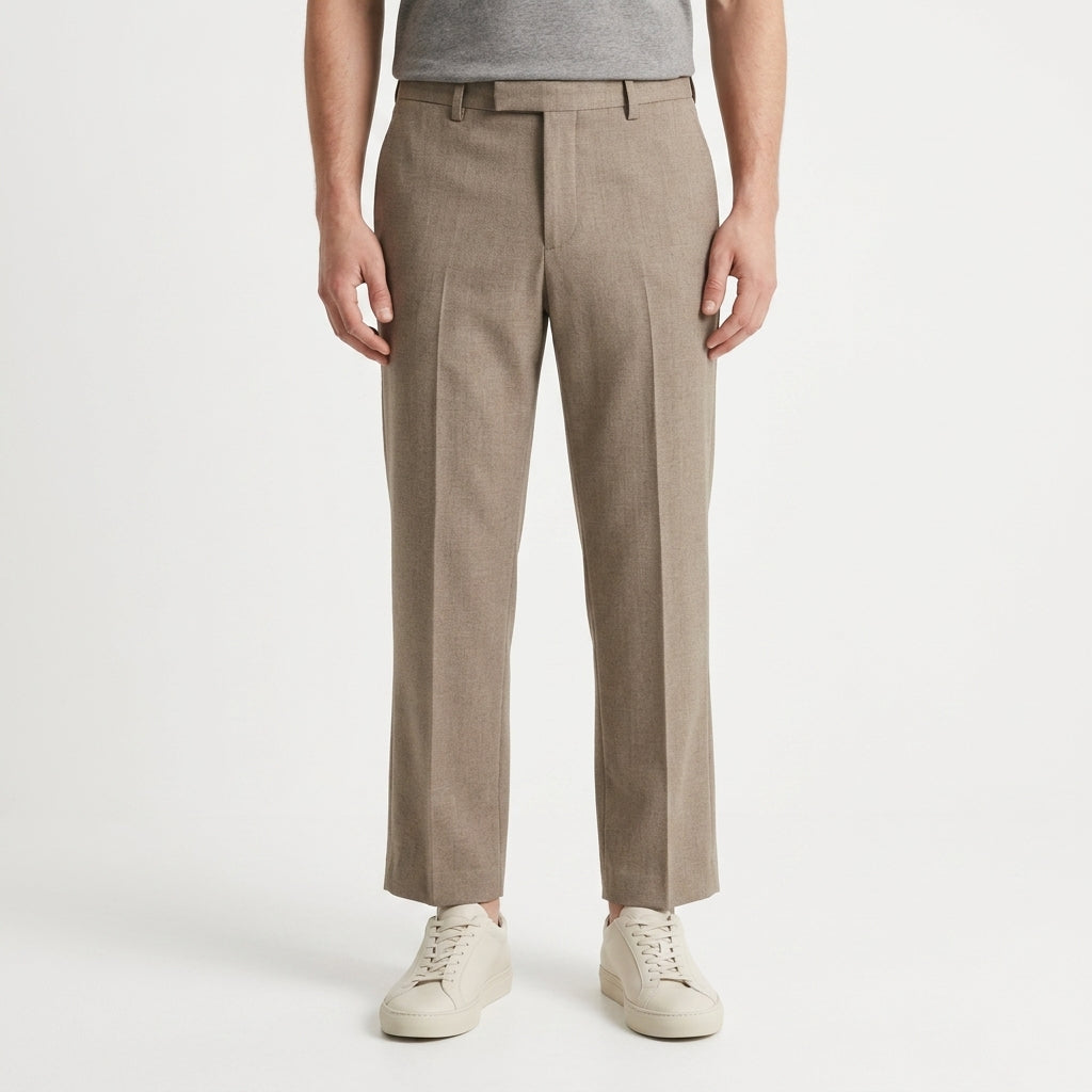 Pantalon élégant à fermeture allongée