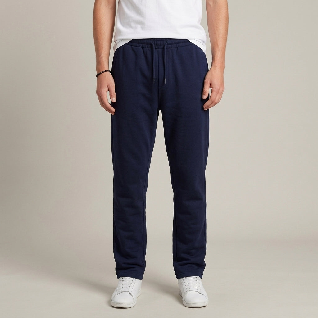 Pantalon jogger large en coton pour hommes