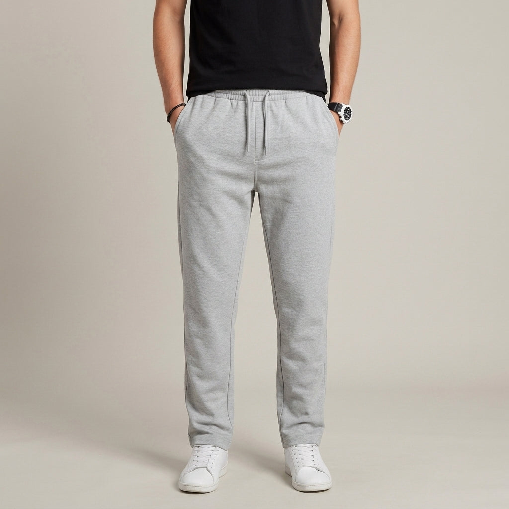 Pantalon jogger large en coton pour hommes