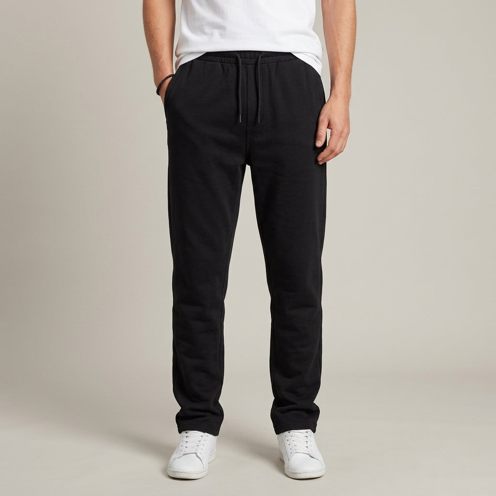 Pantalon jogger large en coton pour hommes