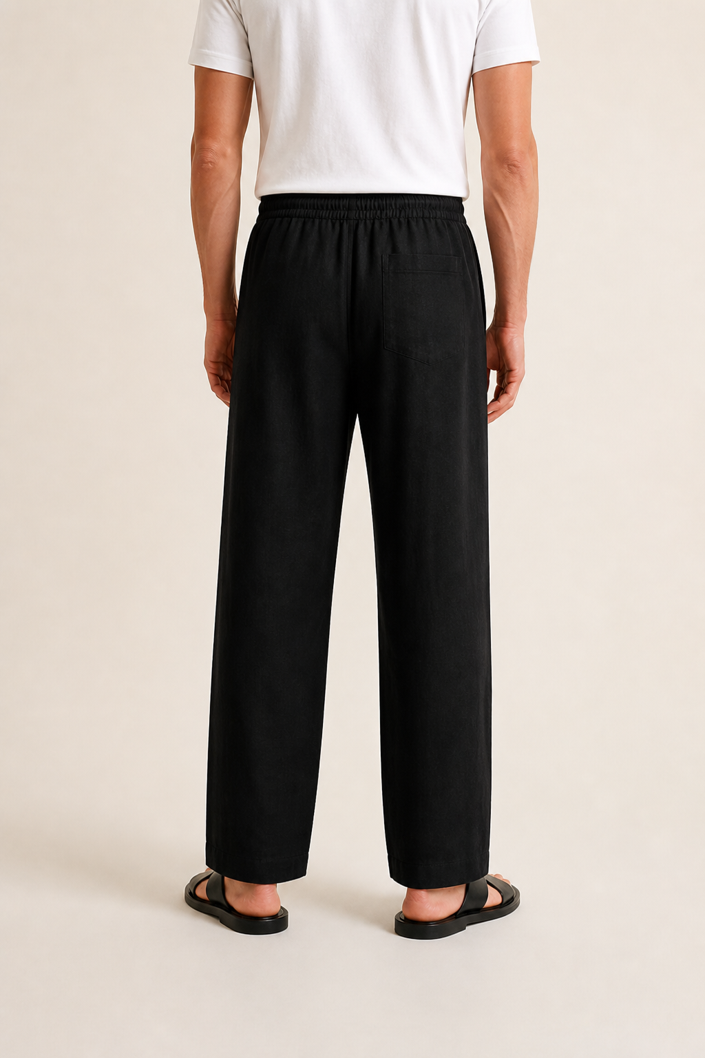 Pantalon lin hommes