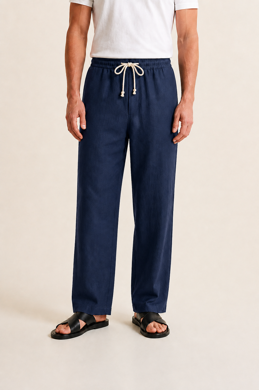 Pantalon lin hommes