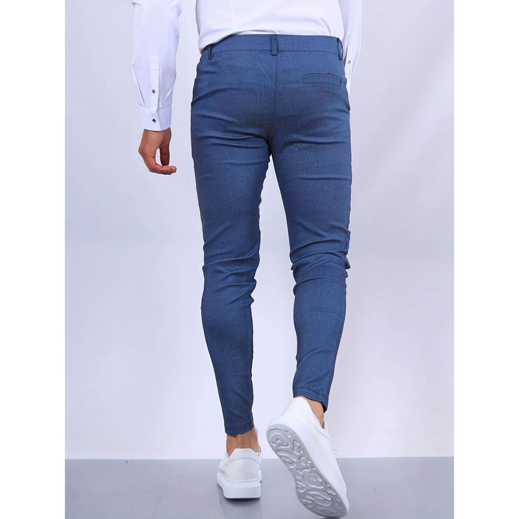 Pantalon slim business pour homme