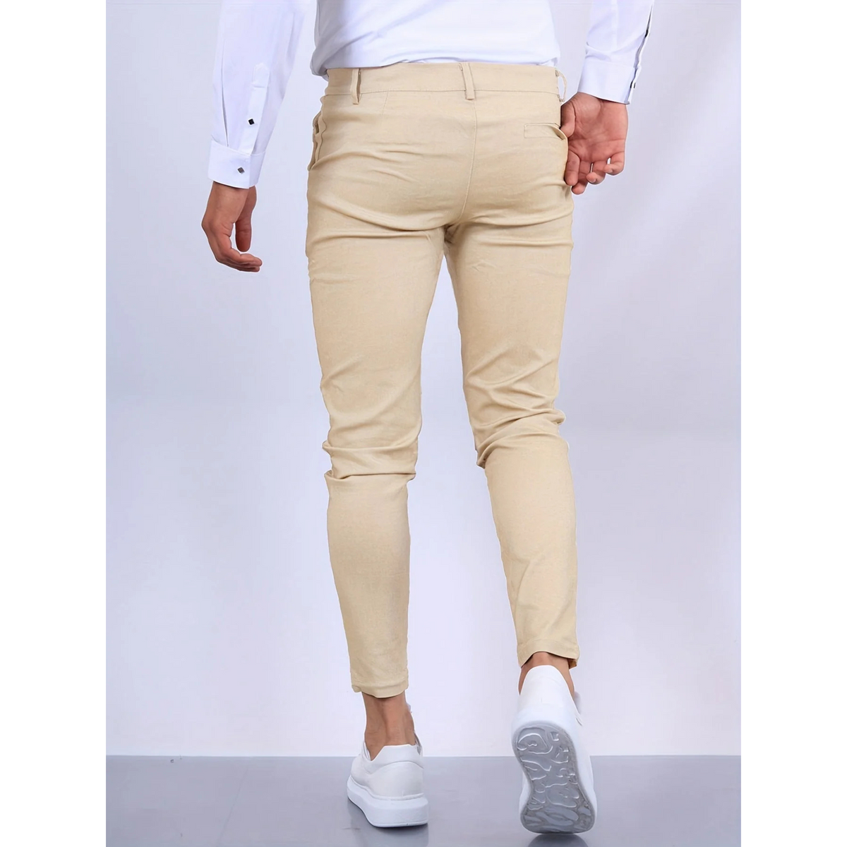 Pantalon slim business pour homme