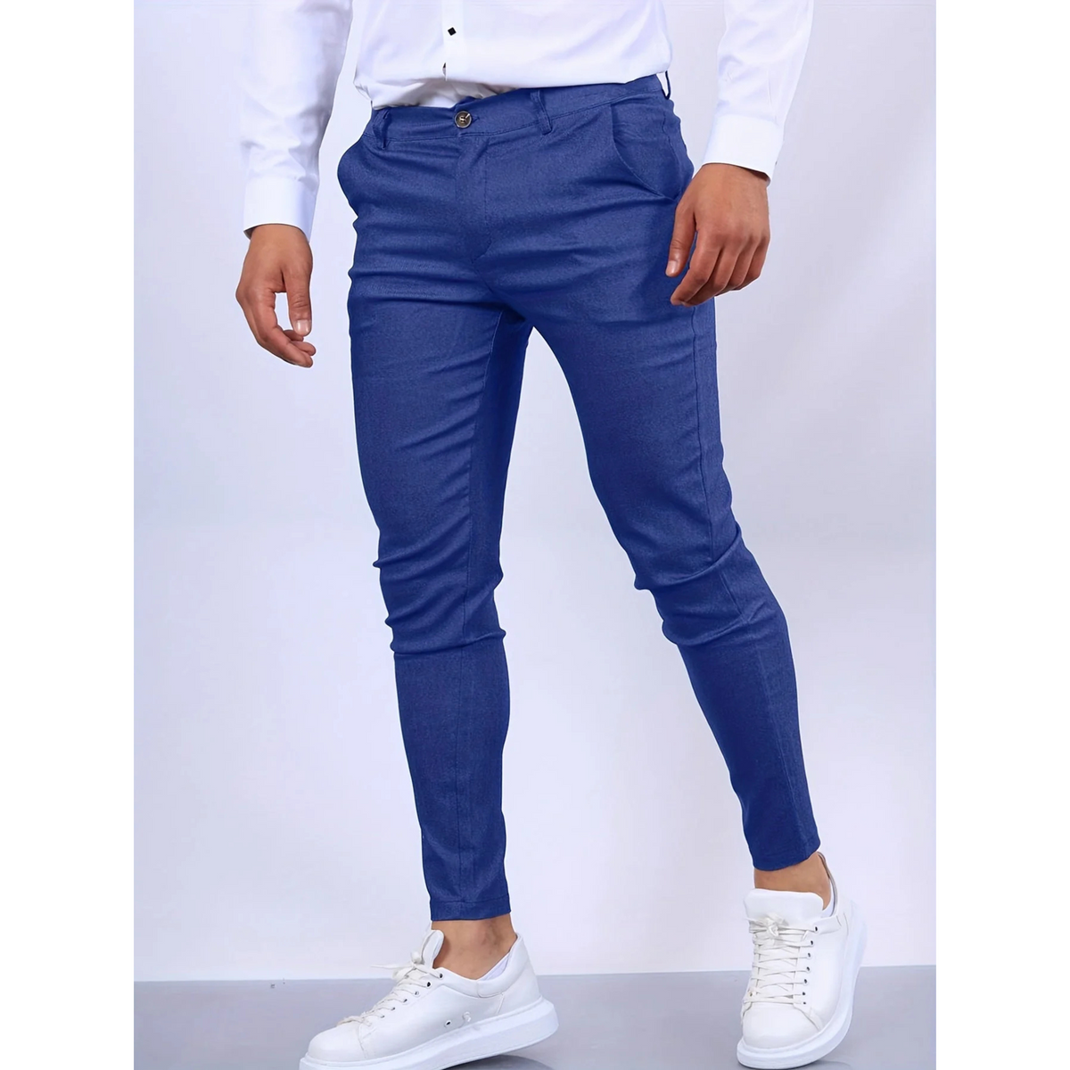 Pantalon slim business pour homme