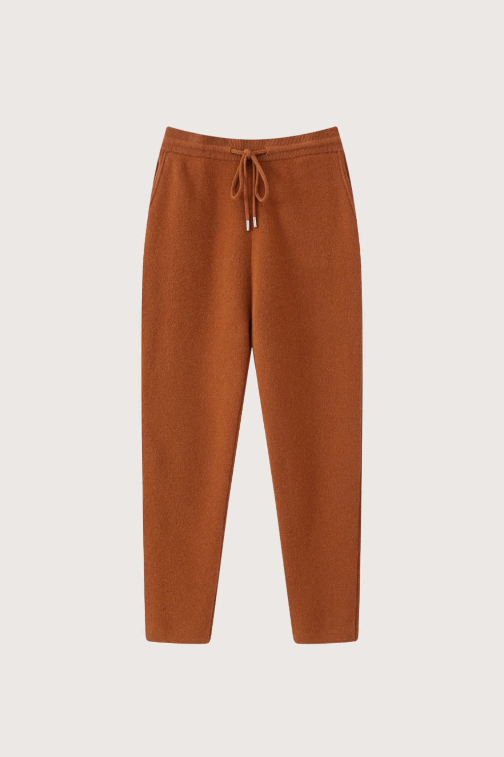 Pantalon tricoté en laine pour homme