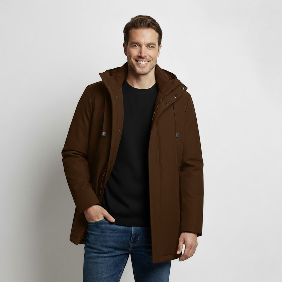 Parka homme capuche hiver