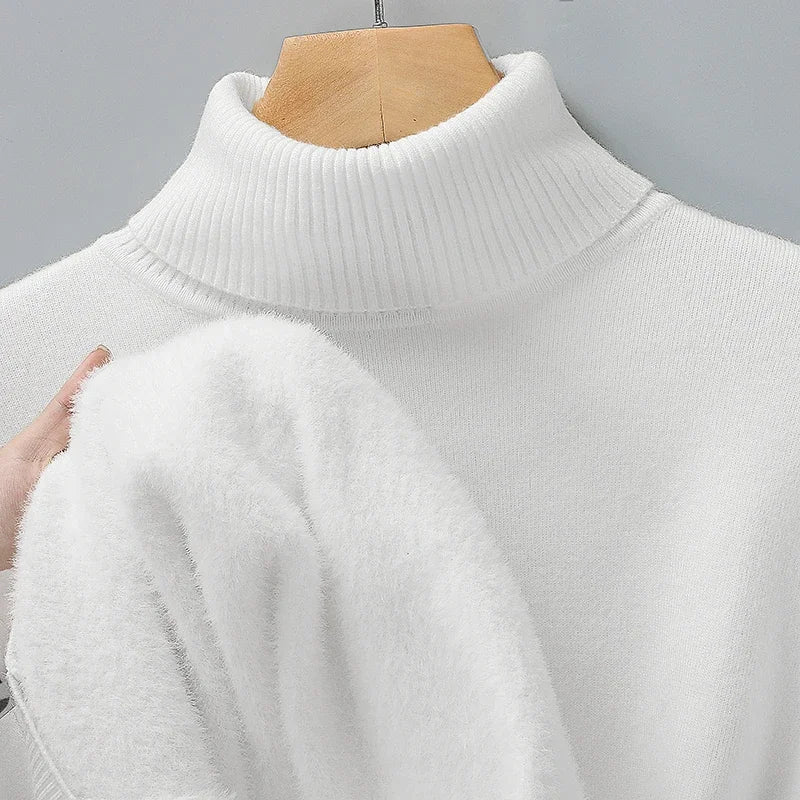 Pull à col roulé pour homme