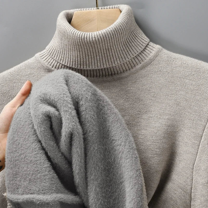 Pull à col roulé pour homme
