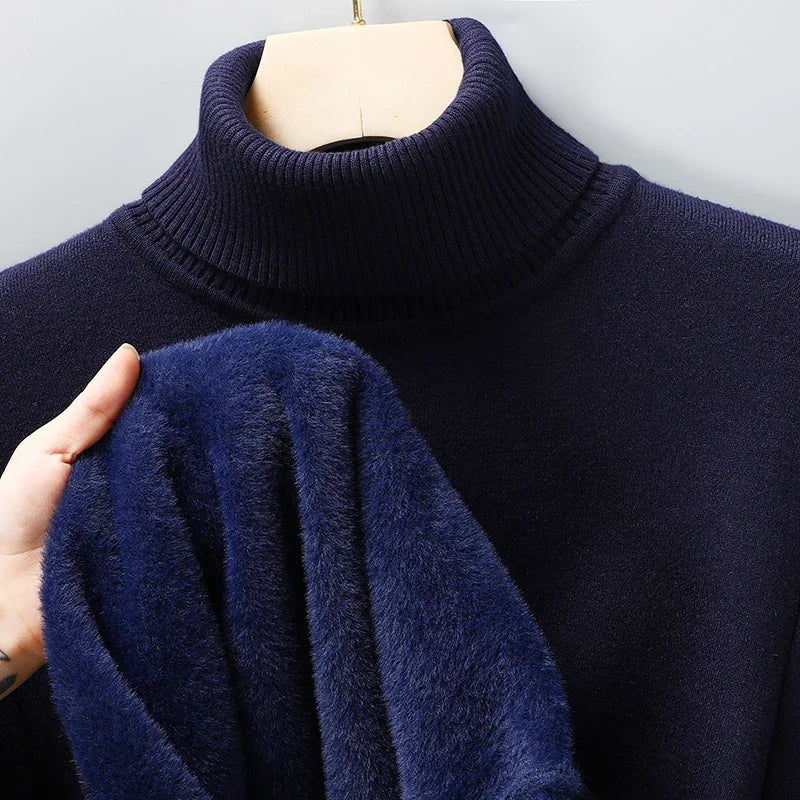 Pull à col roulé pour homme