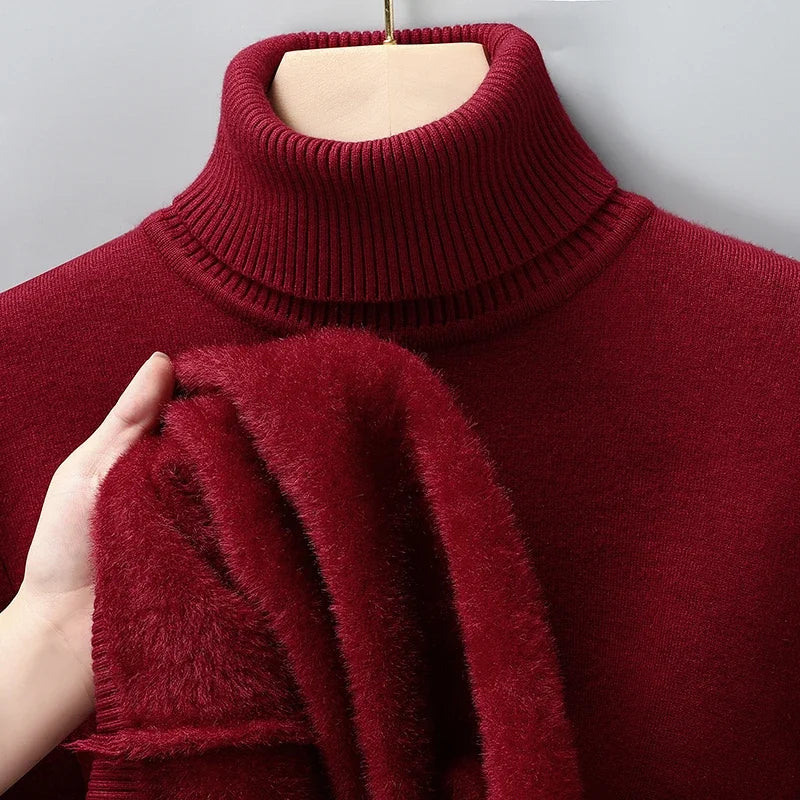 Pull à col roulé pour homme