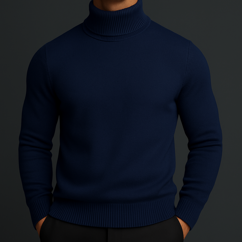 Pull à col roulé pour homme