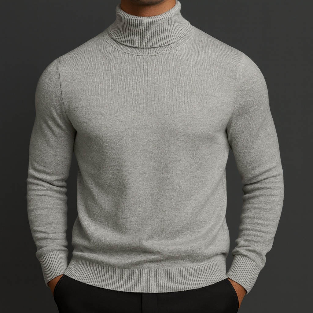 Pull à col roulé pour homme