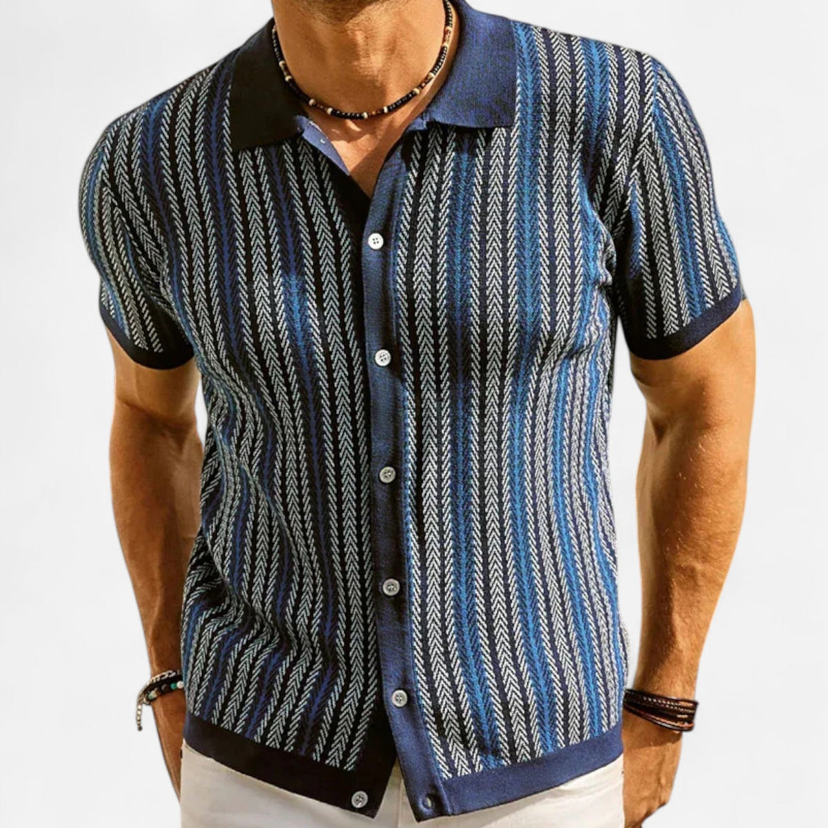Pull jacquard hommes