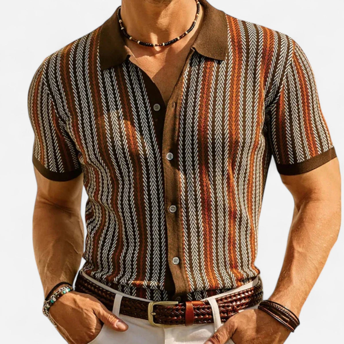 Pull jacquard hommes