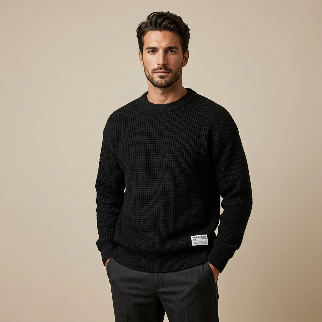 Pull texturé hommes