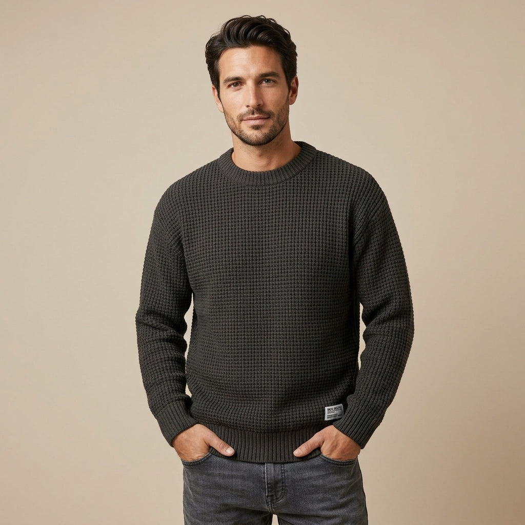 Pull texturé hommes