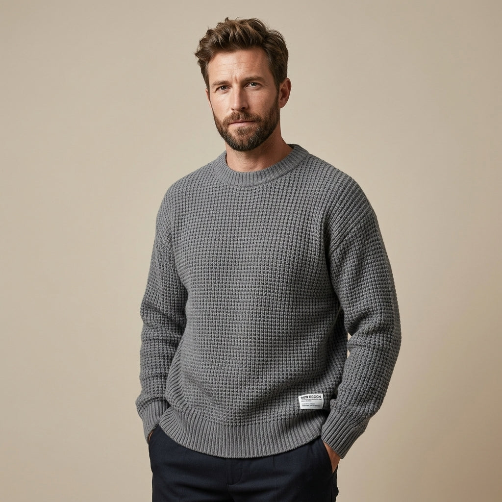 Pull texturé hommes
