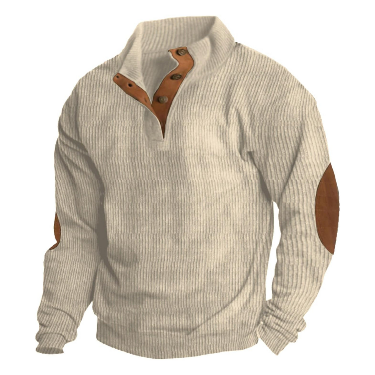 Pull tricot épais rétro pour homme