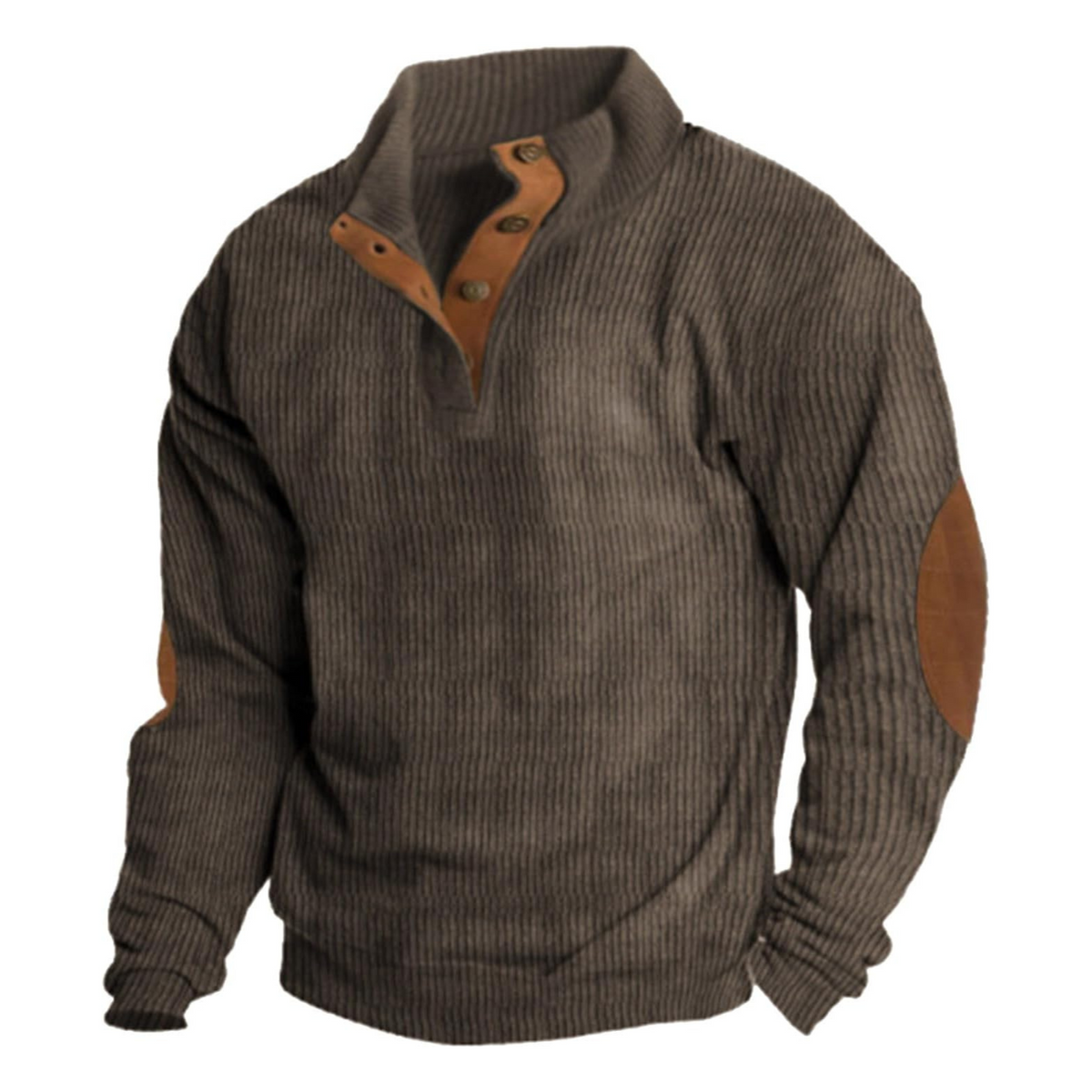 Pull tricot épais rétro pour homme