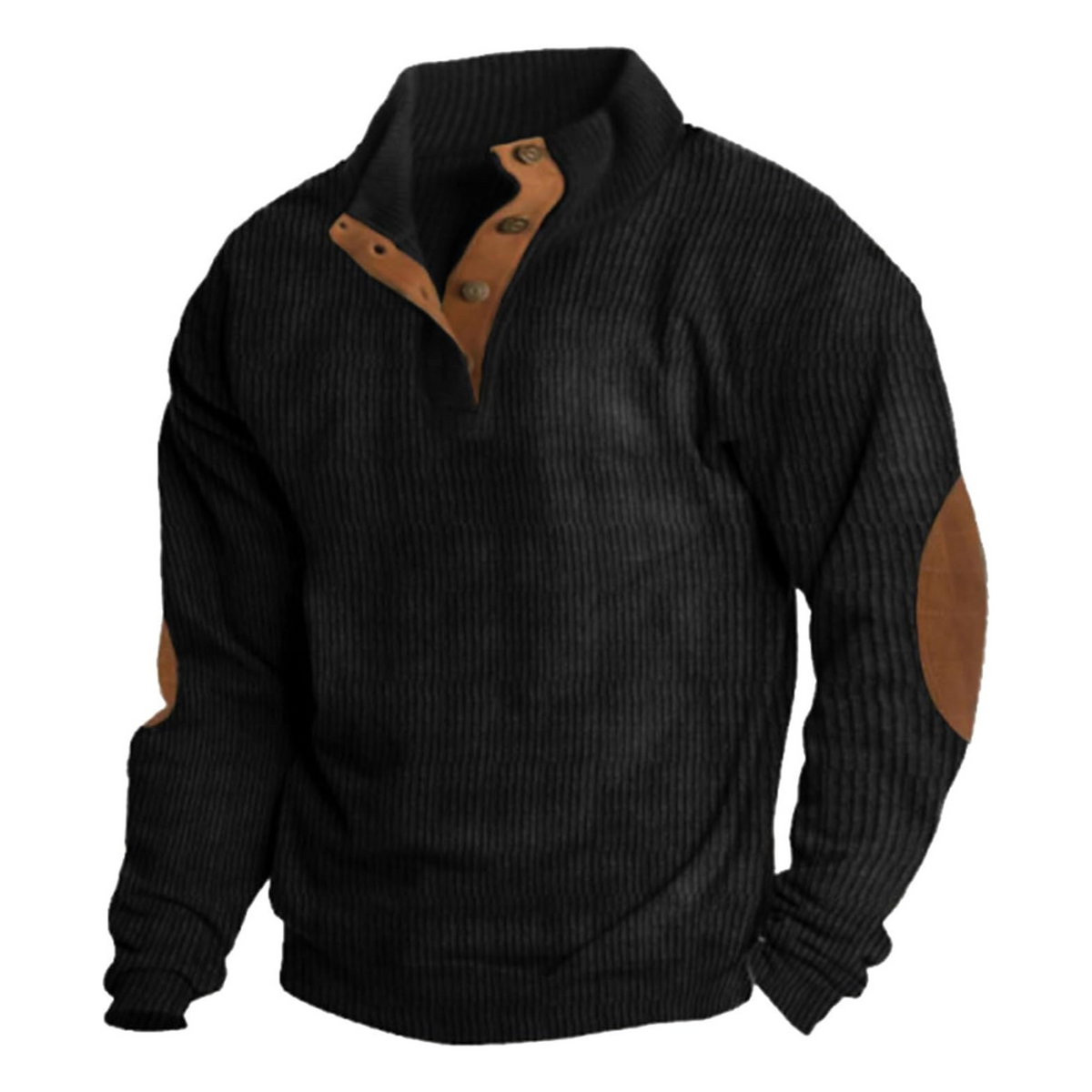 Pull tricot épais rétro pour homme