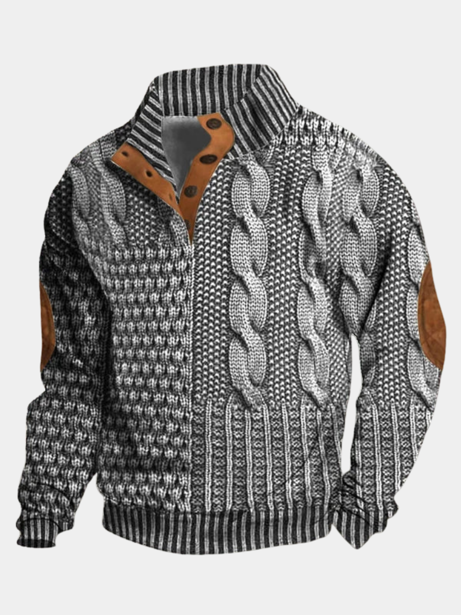 Pull tricoté pour homme